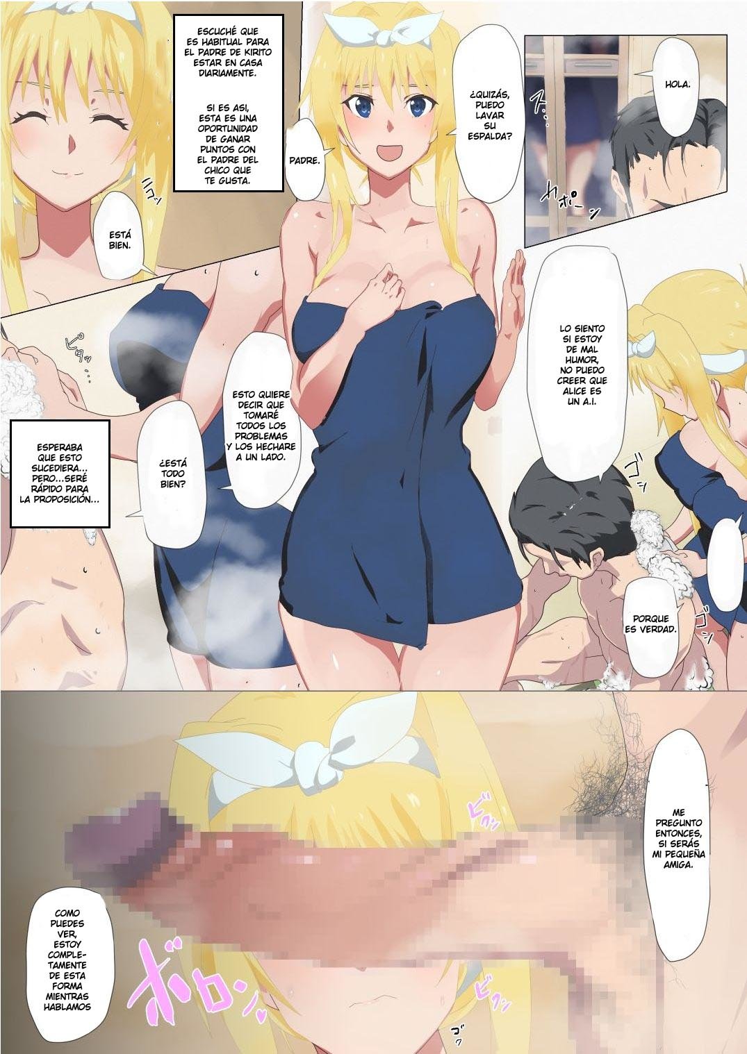 Alice and kirito porn comics
