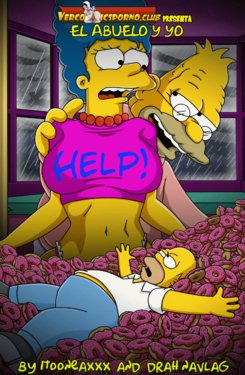 Grandpa And Me (The Simpsons)  - complete - english poster
