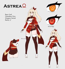 [various] Astrea (Genshin Impact OC by NarutsuArt) poster