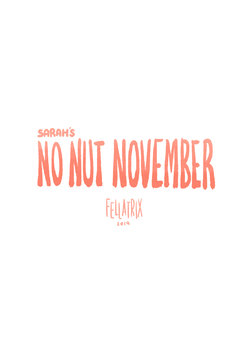 Sarah's No Nut November (plus Finale) poster